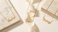 Custom Name Necklace, 18K Gold Plated Personalised Name Necklace, Cursive Name Jewellery, Birthday Gift, Christmas Gift for Her